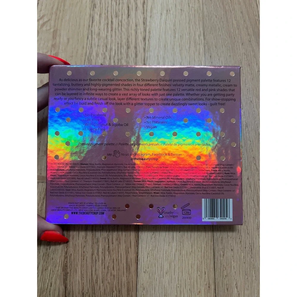 The Beauty Crop Strawberry Daiquiri Eyeshadow Palette Women OS Multi NEW